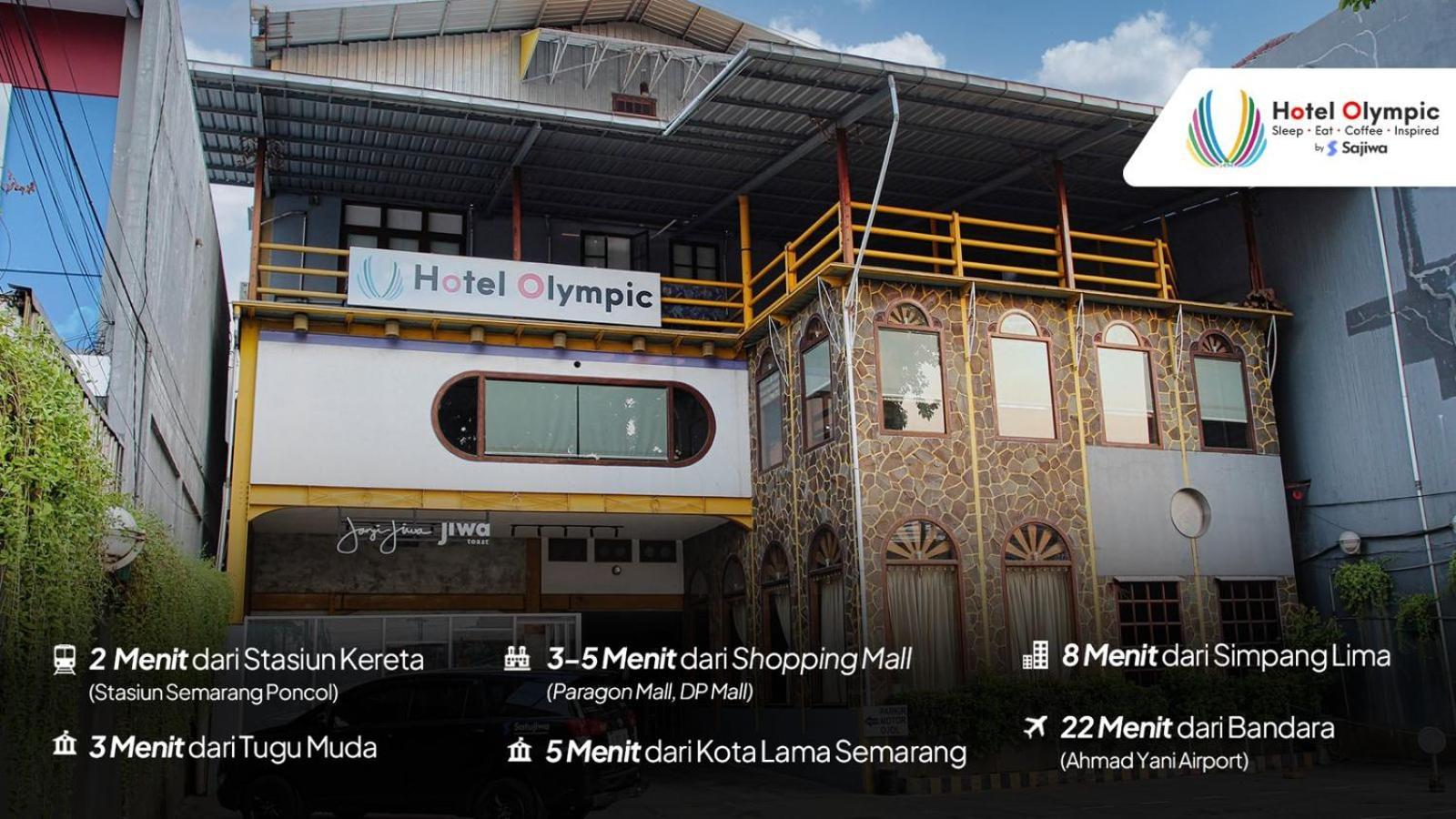 Hotel Olympic Semarang By Sajiwa エクステリア 写真